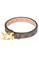 Womens Designer Clothes | LOUIS VUITTON leather women belt with gold buckle 87 View 2