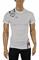 Mens Designer Clothes | PRADA Men's cotton T-shirt with print in white 107 View 1