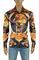 Mens Designer Clothes | VERSACE Tiger print men's dress shirt #172 View 1