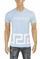 Mens Designer Clothes | VERSACE men's t-shirt with front logo print 121 View 1