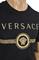 Mens Designer Clothes | VERSACE men's t-shirt with front medusa print 124 View 3