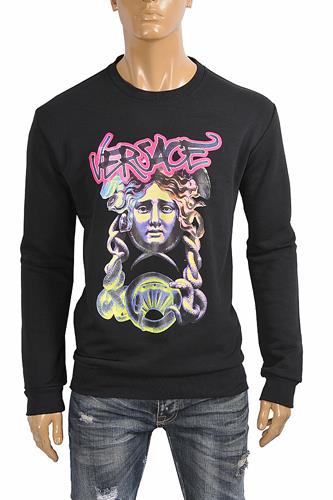 VERSACE men's sweatshirt with front print 26