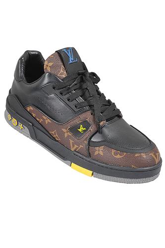 LOUIS VUITTON Men's Leather Sneakers Shoes 307 - Click Image to Close