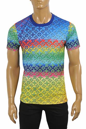 LOUIS VUITTON men’s multicolored monogram t-shirt 7